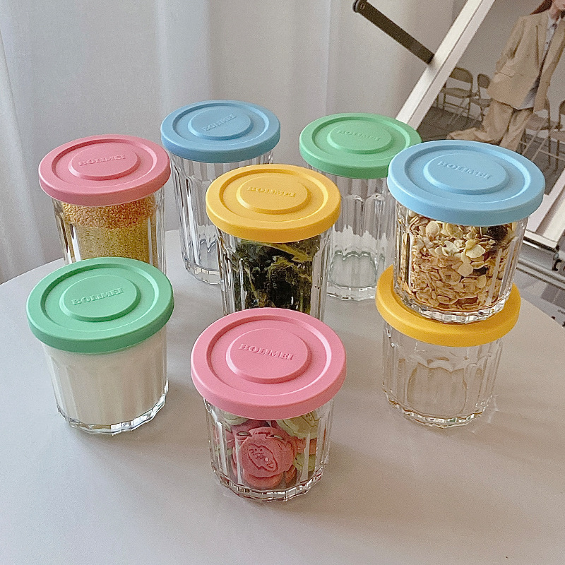 Coffee Tea Drawer Organizer - Kleur Cover Glas Verzegelde Tank Opbergdoos