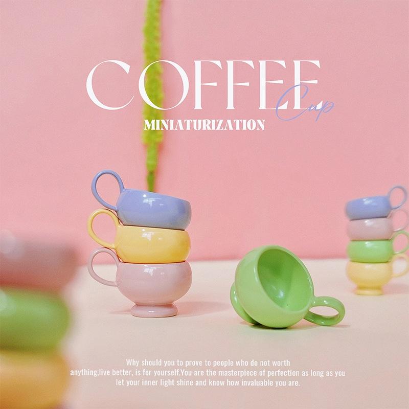 Coffee Tea Cups - 1 Stuks Miniatuur Koffiekopje Ornament Speelgoed