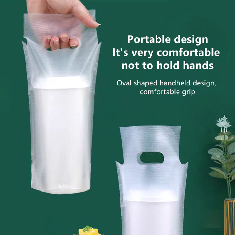 Coffee Tea Cups - 100 Stuks Wegwerp Drank Plastic Zakken