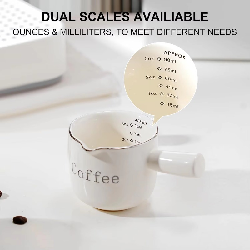 Coffee Tea Cups - Mini keramische koffiekop met handvat V-vormige