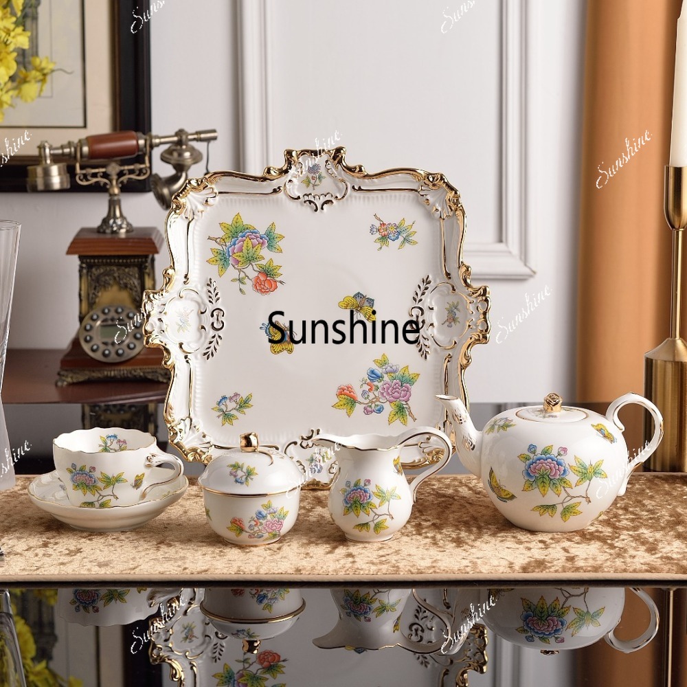 Coffee Tea Gardens - Hongaarse Bloementuin Afternoon Tea Set met