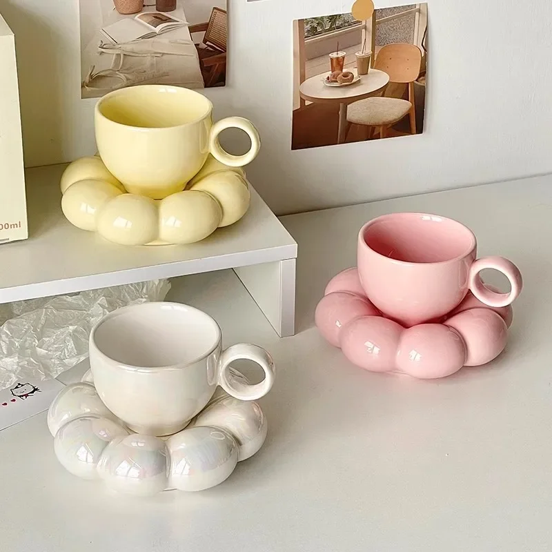 Coffee Tea For Me - 6oz Zonnebloem Koffiemok Esthetische Keramische Cloud