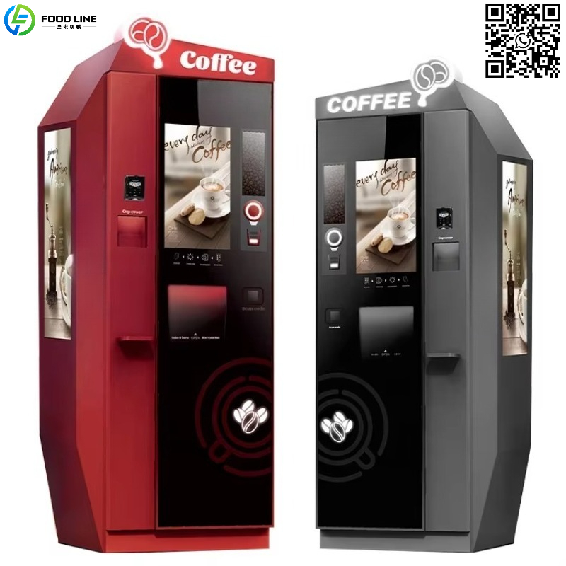 Coffee Tea Vending Machine - Op maat gemaakte reclameschermen voor warme