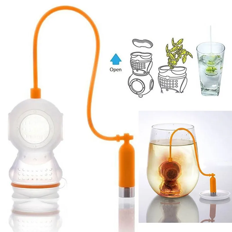 Coffee Tea Infuser - Food Grade Siliconen Lek Submariner Duiker