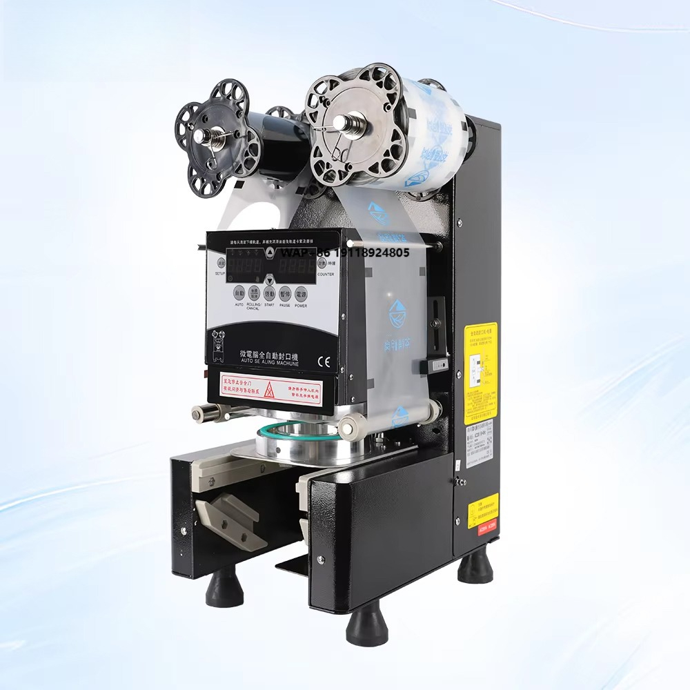 Coffee Tea Cups - Elektrische draagbare bekersealmachine, hoge snelheid, roestvrij