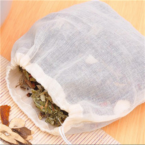 Coffee Tea Gardens - 1Pc/10 Stuks Katoenen Theezakjes Mousseline Trekkoord