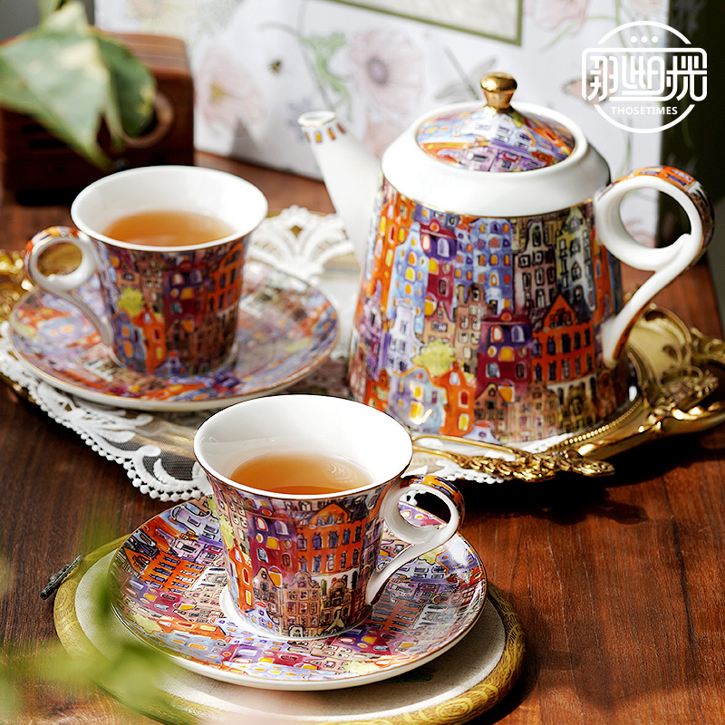 Tea Coffee Pot Set - Prachtige high-end Engelse afternoon tea cup