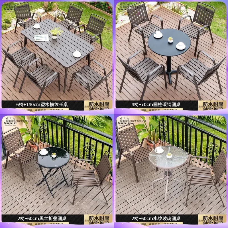 Houten koffietafel voor buiten - Coffee Tea Gardens recensie en prijs