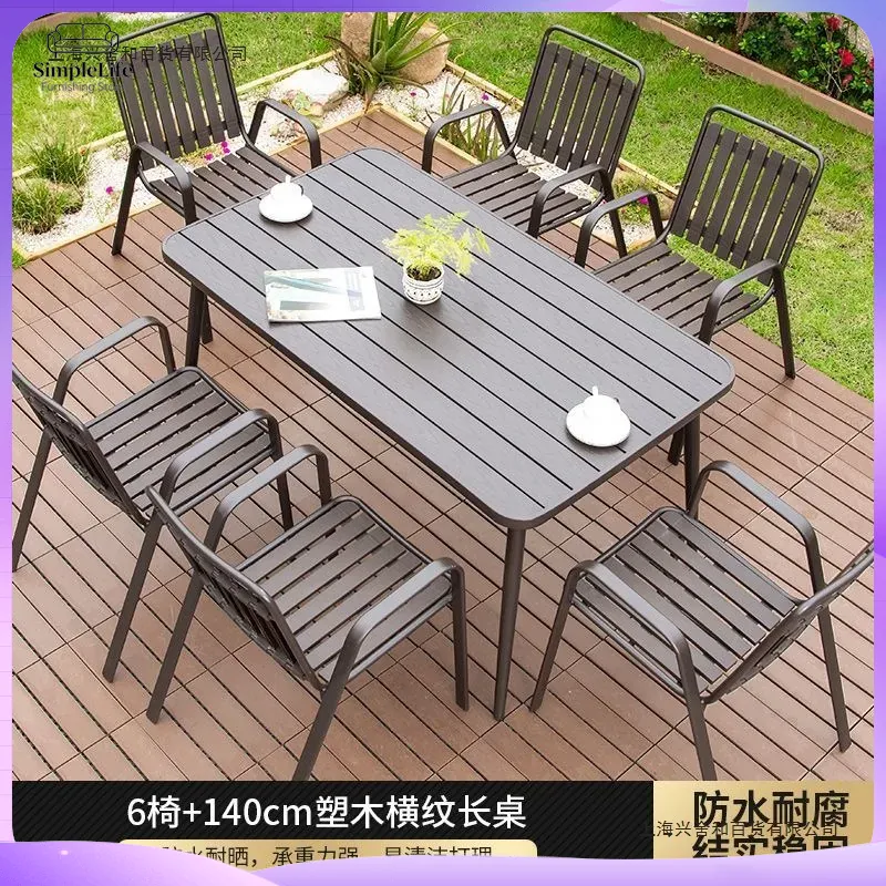Houten koffietafel voor buiten - Coffee Tea Gardens recensie en prijs