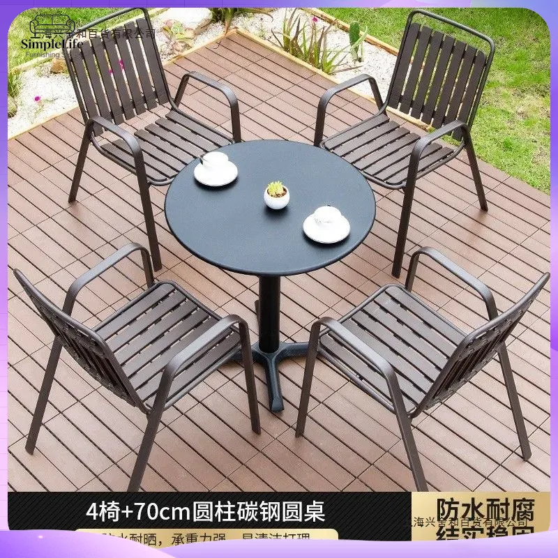 Houten koffietafel voor buiten - Coffee Tea Gardens recensie en prijs