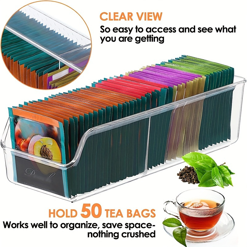 1-delige doorzichtige theezakj - Coffee Tea Drawer Organizer recensie en prijs