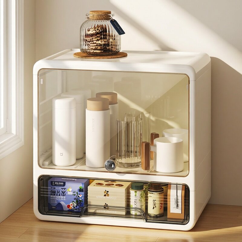 Meerlaags opbergrek met laden, - Coffee Tea Drawer Organizer recensie en prijs