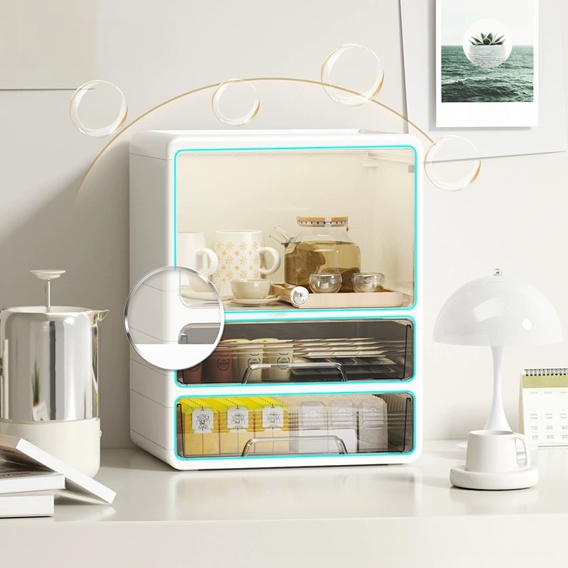 Meerlaags opbergrek met laden, - Coffee Tea Drawer Organizer recensie en prijs