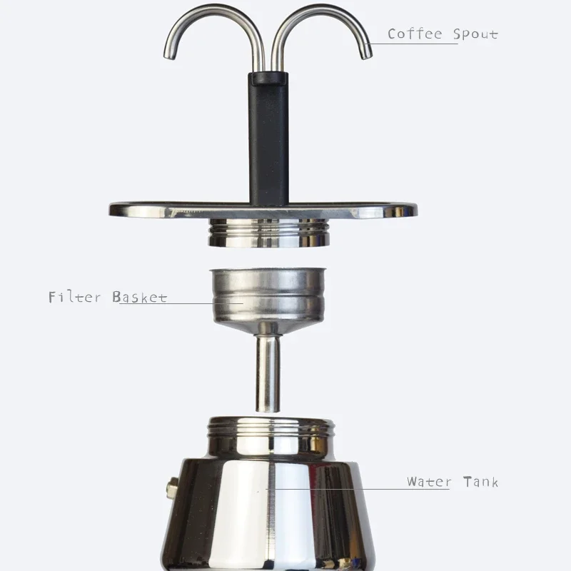 200Ml Mini Moka Pot Dubbele Bu - Coffee Tea Chocolate recensie en prijs