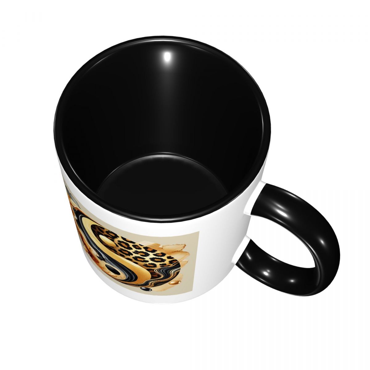 Luxe gouden marmeren mok met Y - Coffee Tea Yin Yang recensie en prijs