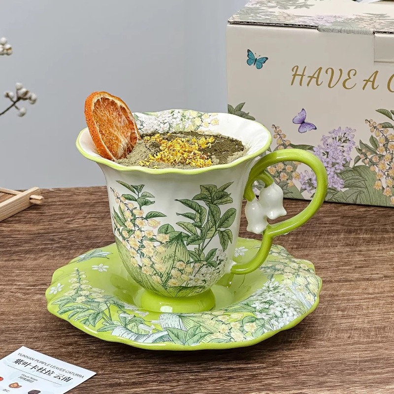 Lelietje-van-dalen bloeiende a - Tea Coffee Pot Set recensie en prijs