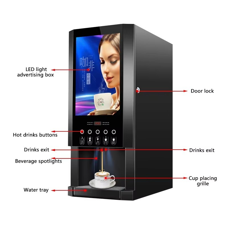 Automatische koffiemachine, ko - Coffee Tea Vending Machine recensie en prijs