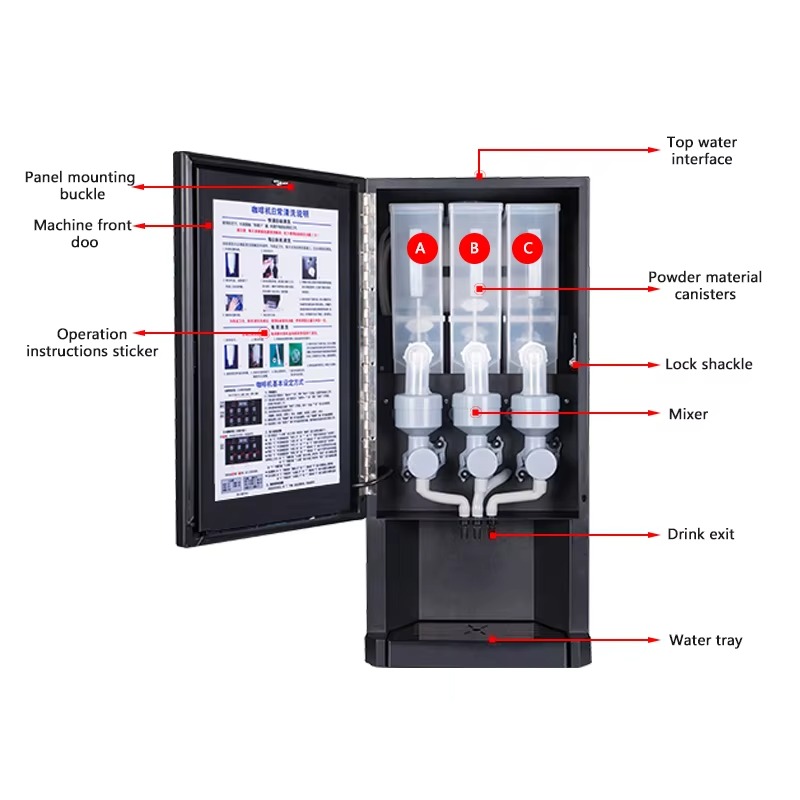 Automatische koffiemachine, ko - Coffee Tea Vending Machine recensie en prijs