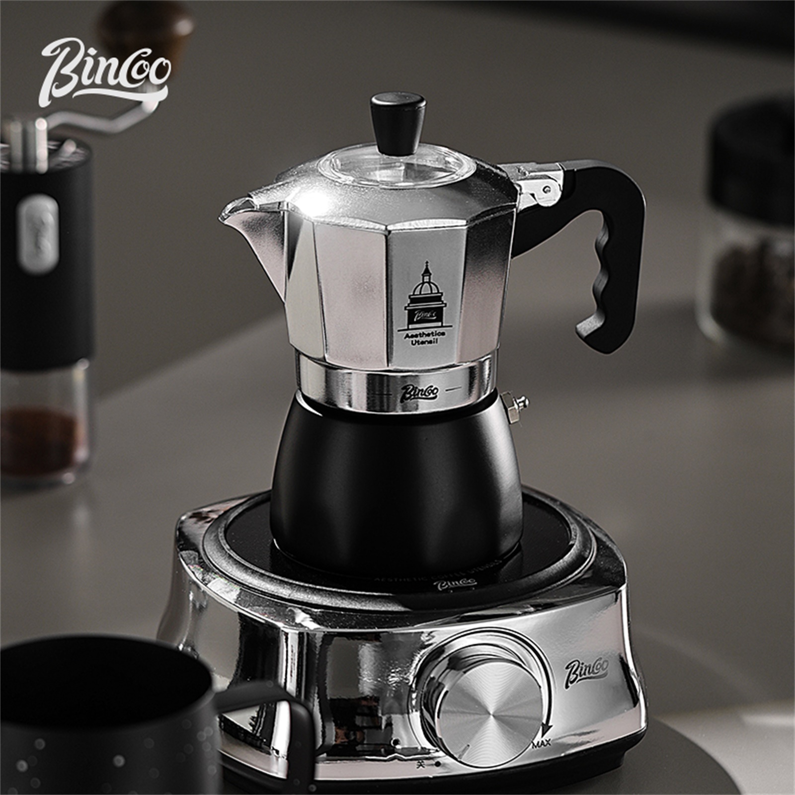 BINCOO Moka Pot met dubbele kl - Coffee Tea Chocolate recensie en prijs