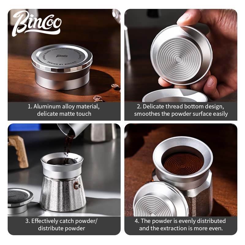 BINCOO Moka Pot Tamper en Koff - Coffee Tea Chocolate recensie en prijs