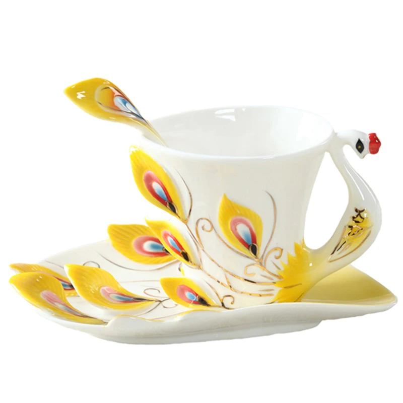 Keramiek Pauw Koffiemok Schatt - Coffee Tea Difference recensie en prijs