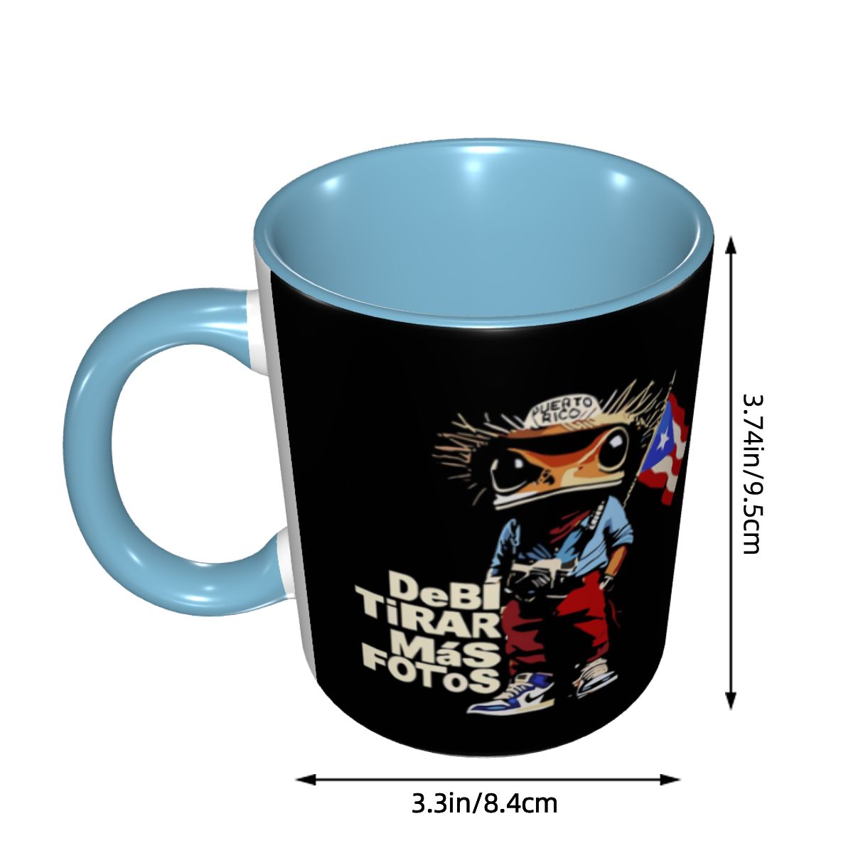 Bad Bunny DTMF Debi Tirar Mas  - Coffee Tea Cup Foto recensie en prijs