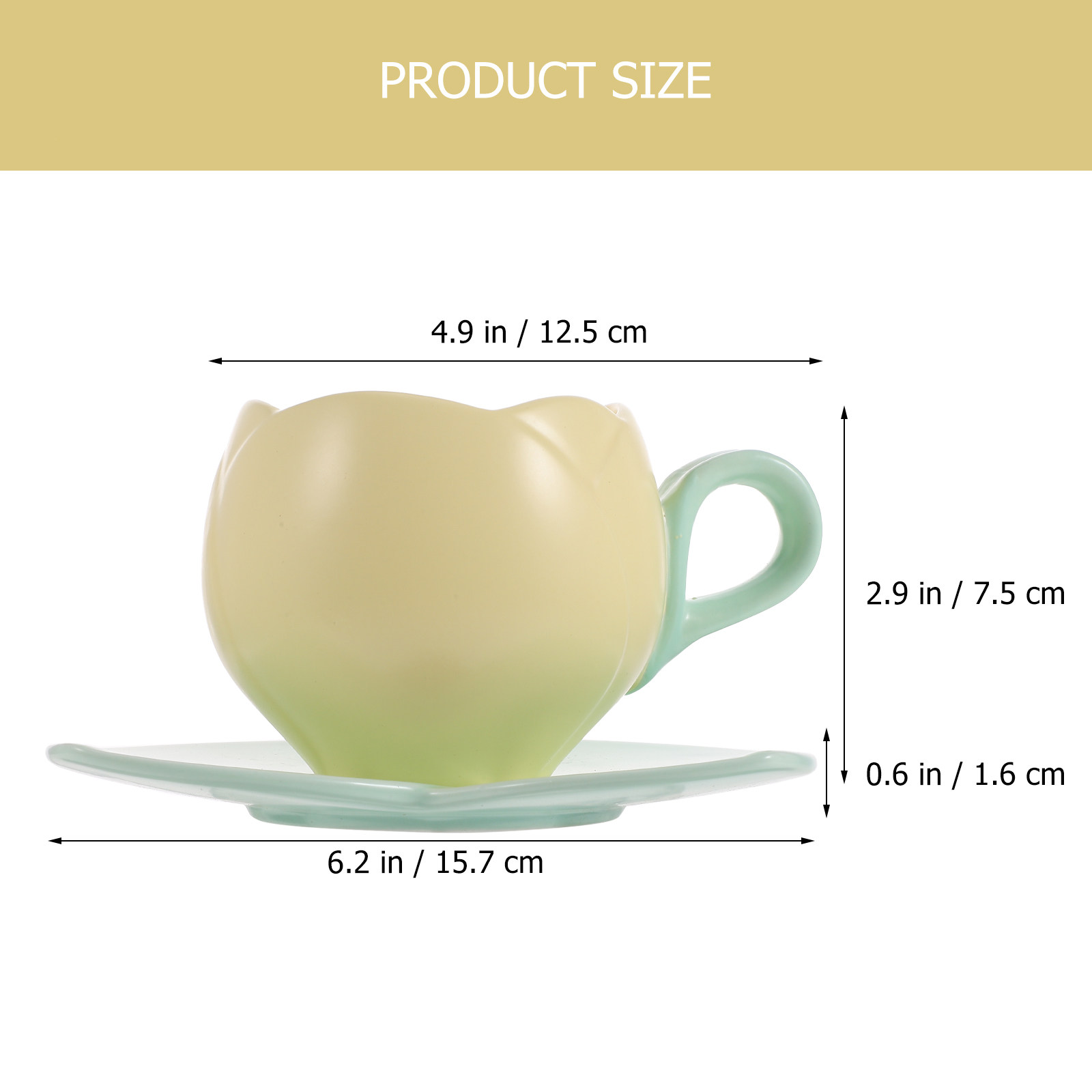 1 set keramische koffiekopjes  - Coffee Tea Chocolate recensie en prijs