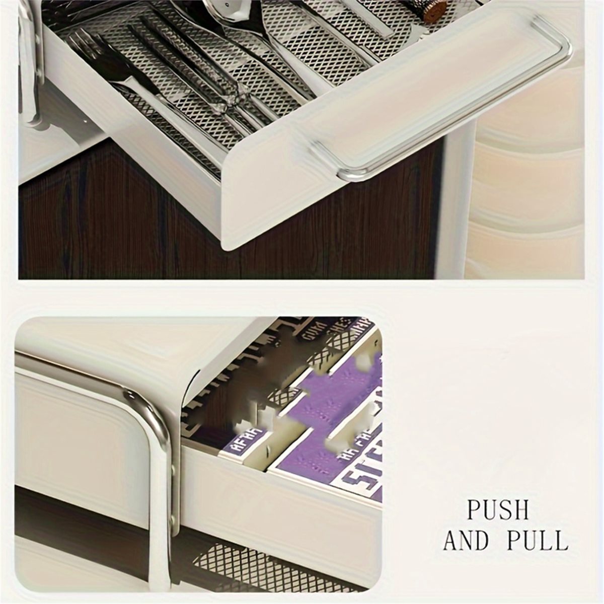 fitfit Elegante metalen koffie - Coffee Tea Drawer Organizer recensie en prijs