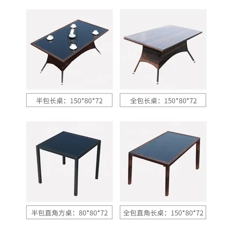 Combinatie van rotan tafel en  - Coffee Tea Gardens recensie en prijs