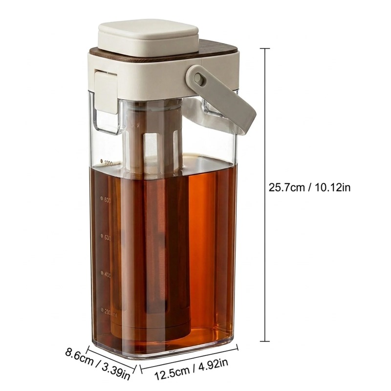 Cold Brew Koffiekan Lekvrij Af - Coffee Tea Infuser recensie en prijs