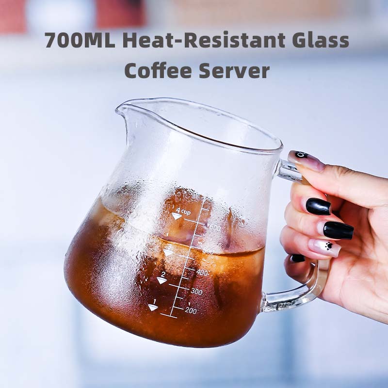 Nieuwe hoge borosilicaatglas v - Tea Coffee Pot Set recensie en prijs