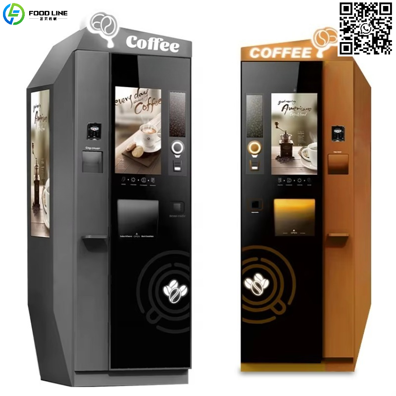 Op maat gemaakte reclamescherm - Coffee Tea Vending Machine recensie en prijs