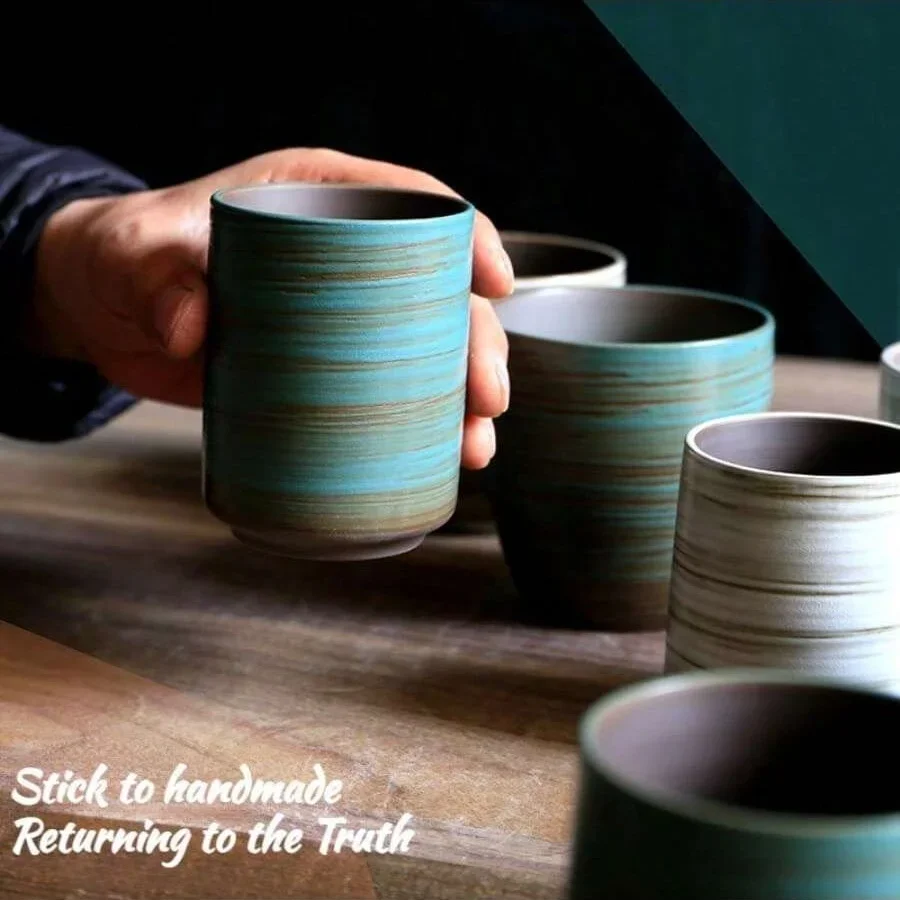 Handgeschilderde Crackle Glaze - Coffee Tea Cups recensie en prijs