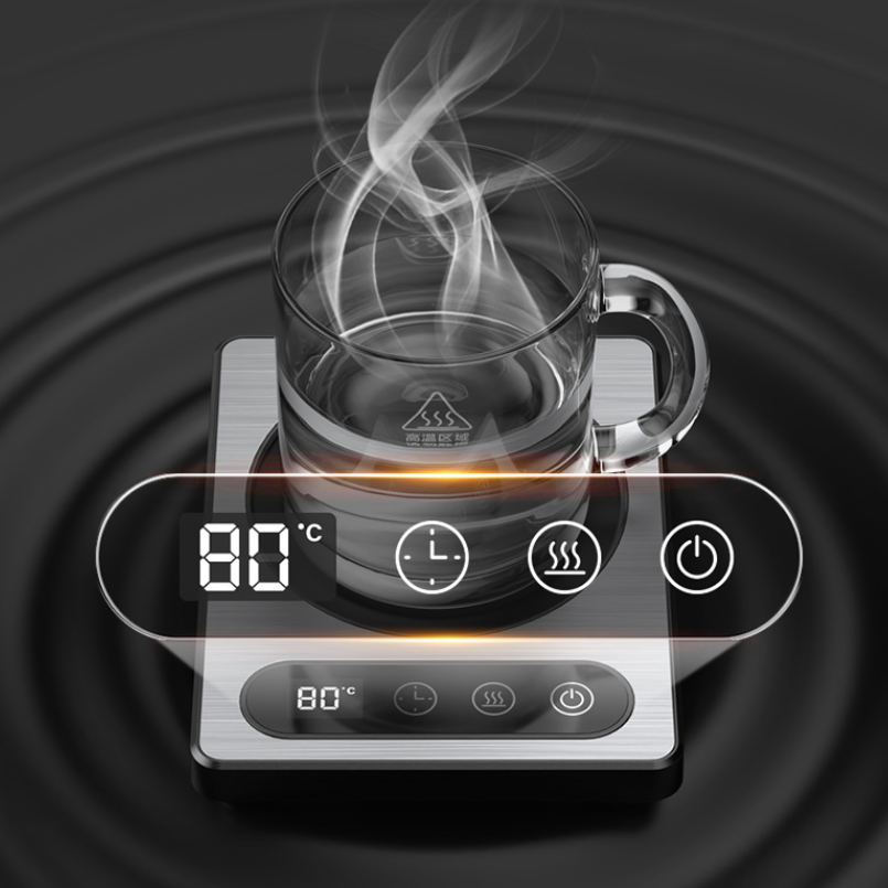 36W Koffiekopverwarmer met aan - Coffee Tea Chocolate recensie en prijs