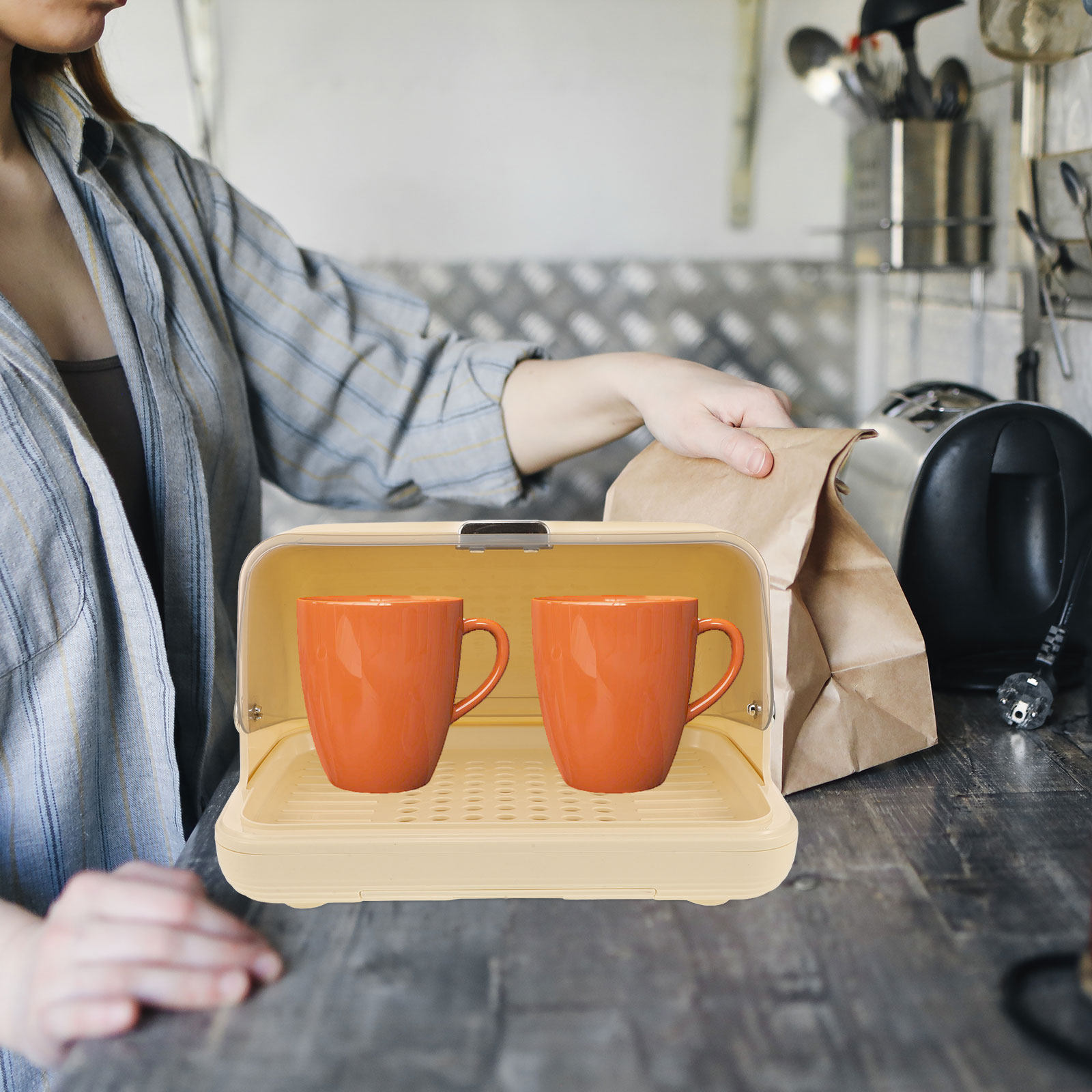 Bekeropbergdoos voor op het bu - Coffee Tea Cups recensie en prijs